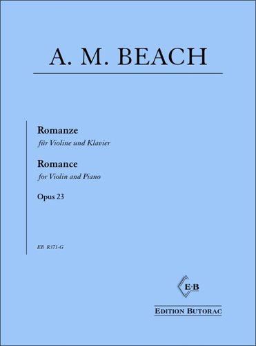 Cover - Amy Beach, Romanze